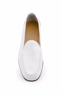 Zapatos Hombre Piel Blanco Suela de Cuero Julio Iglesias - 4