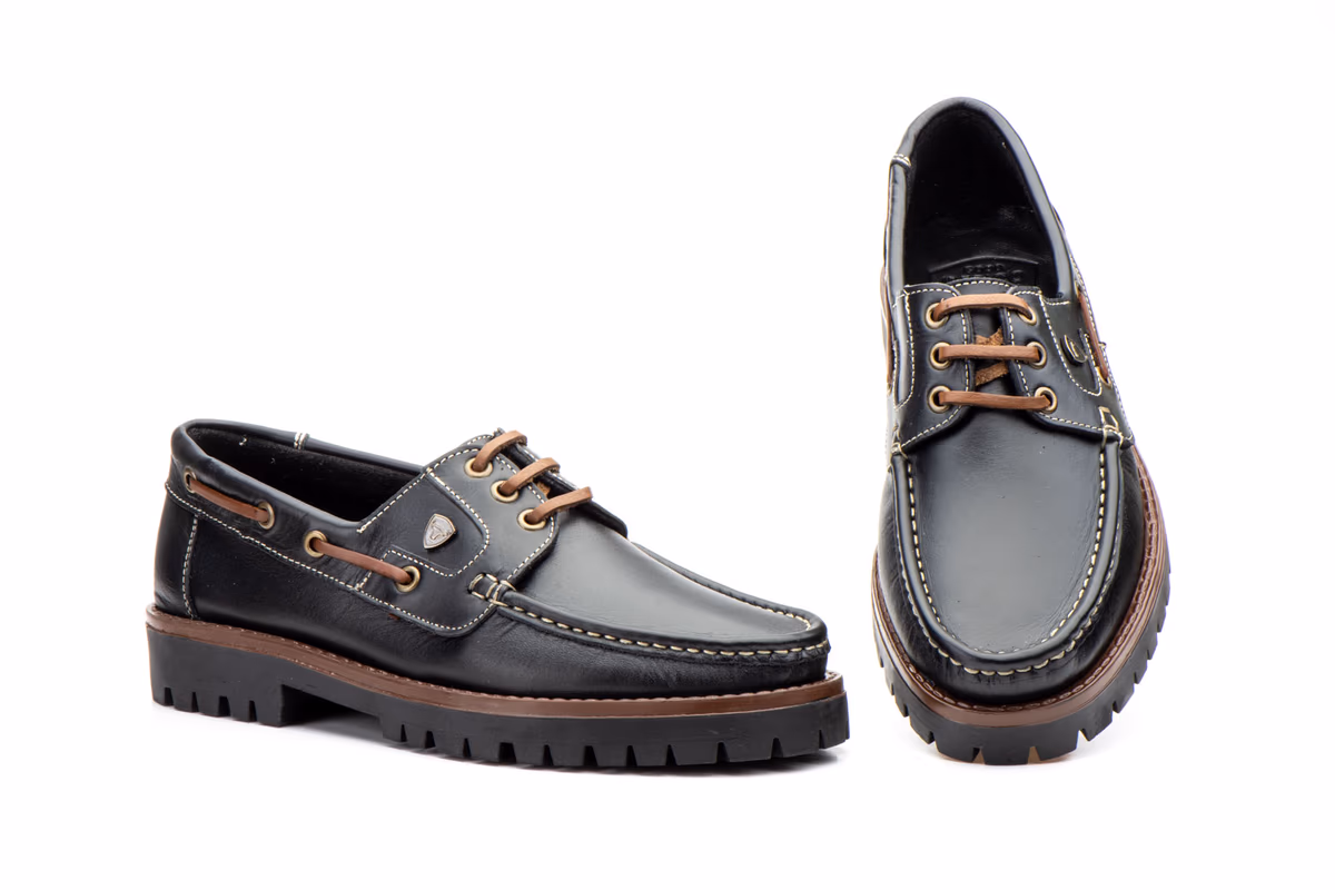 Naúticos Hombre Piel Negro