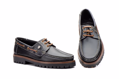 Naúticos Hombre Piel Negro