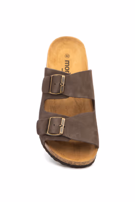 Sandalias Hombre Piel Marrón - 5