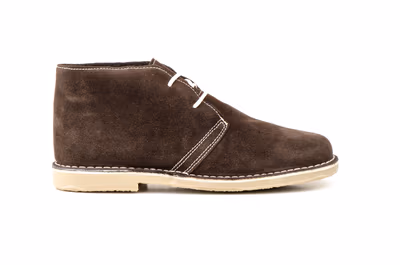 Botines Pisa Mierdas Hombre Piel Serraje Marrón Cordones Borreguillo Cosido Billi - 3