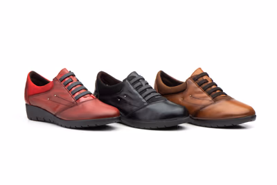 Zapatos Mujer Piel Negro Elásticos - 6