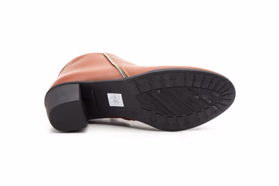 Botín Mujer Piel Cuero - 3