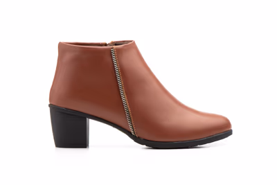 Botín Mujer Piel Cuero - 4