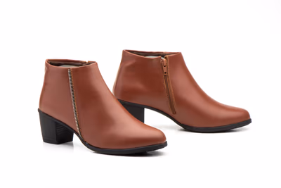 Botín Mujer Piel Cuero