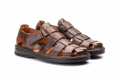 Sandalias Hombre Piel Marrón Route 83 - 2