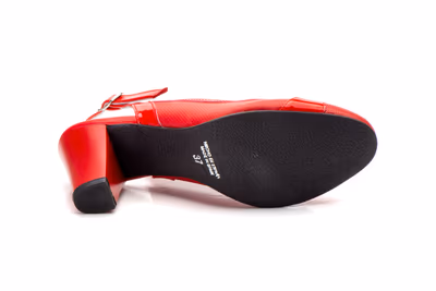 Zapatos Mujer Piel Rojo - 4