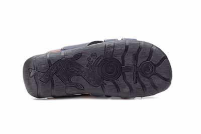 Sandalias Hombre Piel Marino Muller - 4