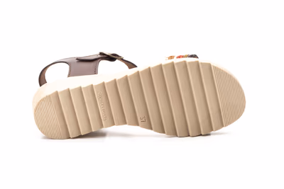 Sandalias Mujer Piel Marrón - 4