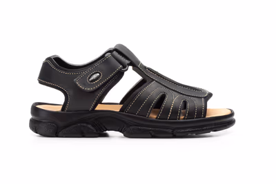 Sandalias Bio Hombre Piel Negro - 3