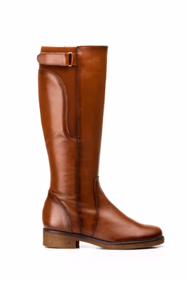 Botas Mujer Piel Cuero Caña Alta - 2