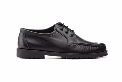 Kiowa Hombre Piel Negro Cordones - 3