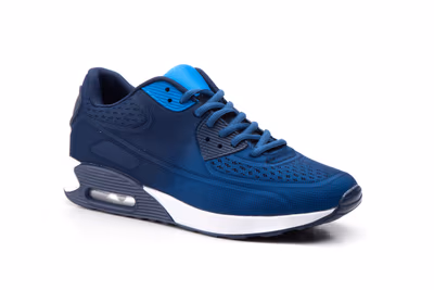 Deportivos Hombre Azul Cordones - 2