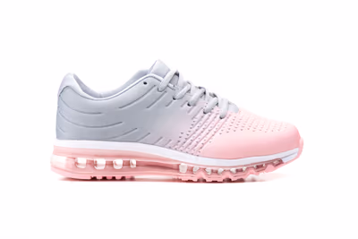 Deportivos Mujer Rosa Gris Camara Aire - 3