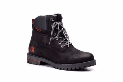 Botas Hombre Piel Negro Route 83 - 2