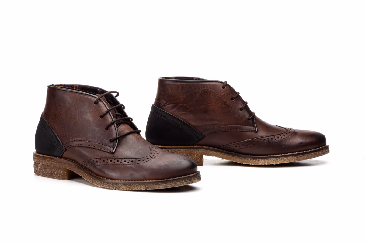 Botín Hombre Piel Marrón Route 83