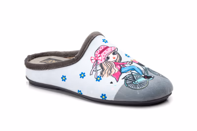 Zapatillas Mujer Gris Bicicleta - 2