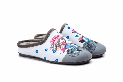 Zapatillas Mujer Gris Bicicleta - 5