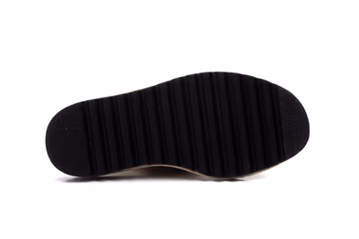 Sandalias Mujer Piel Marrón Elástico - 4