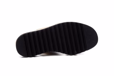 Sandalias Mujer Piel Negro Elasticos - 4