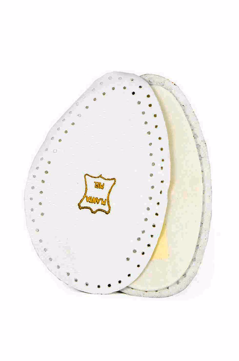 Medias Plantillas Piel Blanco