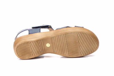 Sandalias Mujer Piel Marino Plantilla Gel - 4