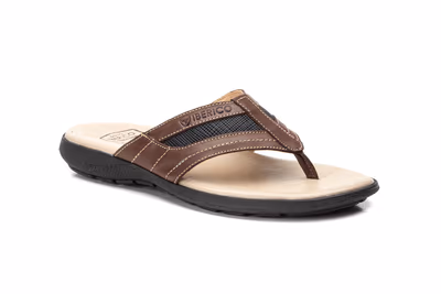 Sandalias Hombre Piel Marrón Iberico - 2