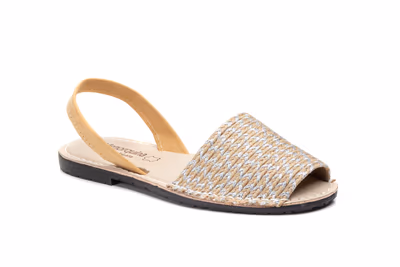 Menorquinas Mujer Yute Plata - 2