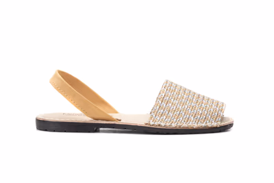 Menorquinas Mujer Yute Plata - 3