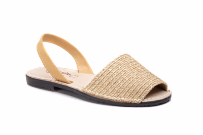 Menorquinas Mujer Yute Platino - 2