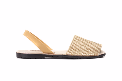 Menorquinas Mujer Yute Platino - 3