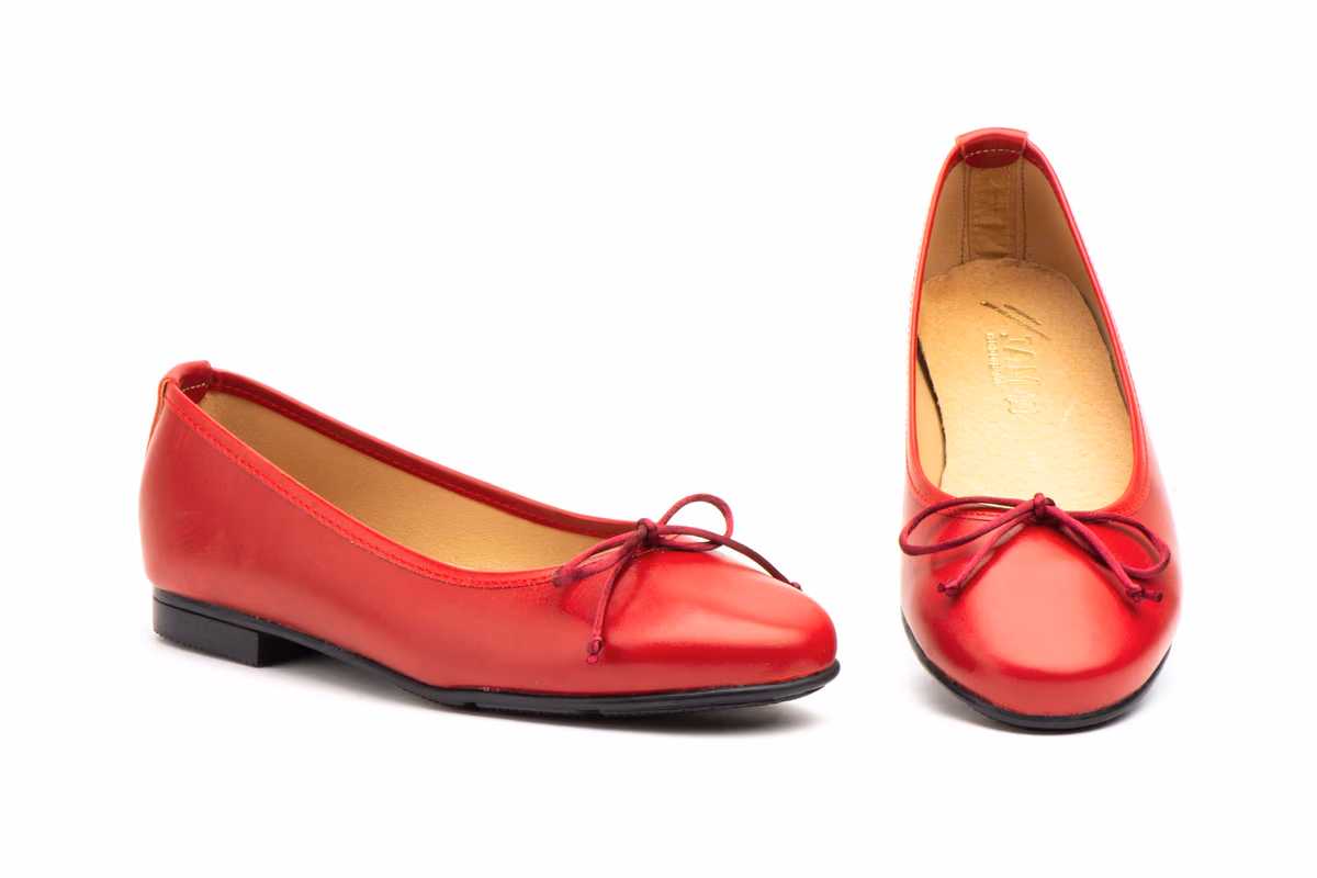 Bailarinas Mujer Piel Rojo Lazo