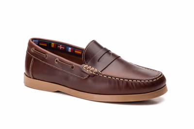 Náuticos Hombre Piel Pull Cuero Antifaz - 2