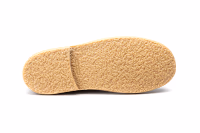 Botín Mujer Piel Serraje Arena Cordones - 4