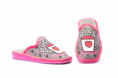 Zapatillas Mujer Taza Corazón