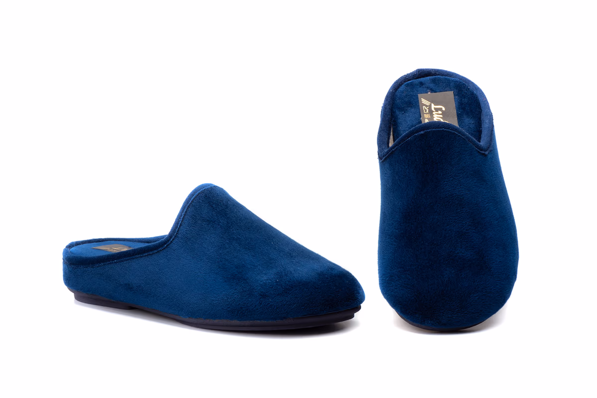 Zapatillas Casa Invierno Mujer Marino