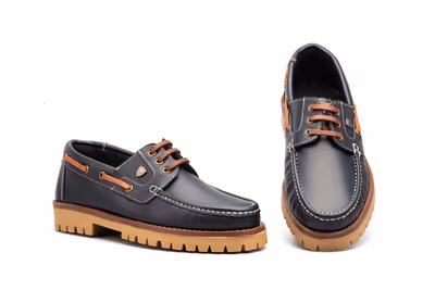 Náuticos Hombre Piel Marino