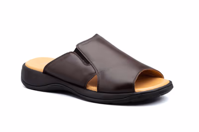 Sandalias Hombre Piel Marrón - 2