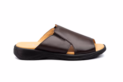 Sandalias Hombre Piel Marrón - 3