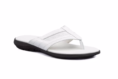 Sandalias Hombre Piel Blanco Iberico - 2