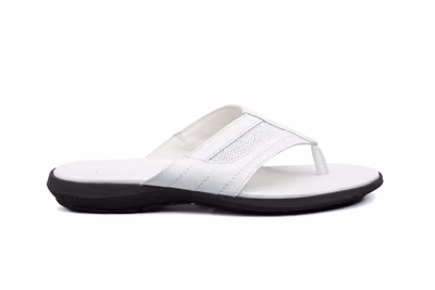 Sandalias Hombre Piel Blanco Iberico - 3
