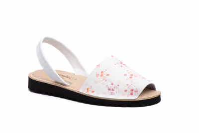 Menorquinas Mujer Piel Flores - 2