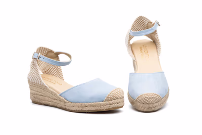 Alpargata Yute Mujer Aguamar Cuña