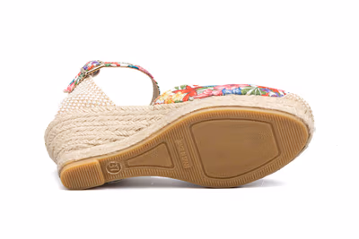 Alpargata Yute Mujer Tejido Estampado Cuña - 5