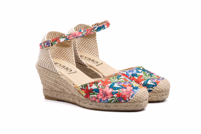 Alpargata Yute Mujer Tejido Estampado Cuña - 6