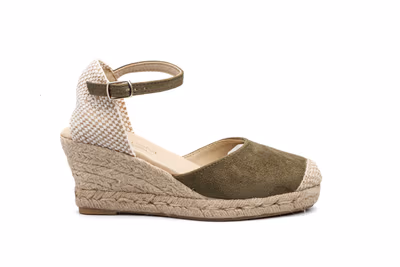 Alpargata Yute Mujer Tejido Musgo Cuña - 3