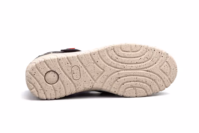 Sandalias Hombre Piel Marino Velcro - 4