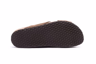 Sandalias Bio Hombre Piel Marrón Morxiva - 4