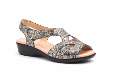 Sandalias Mujer Piel Negro - 2