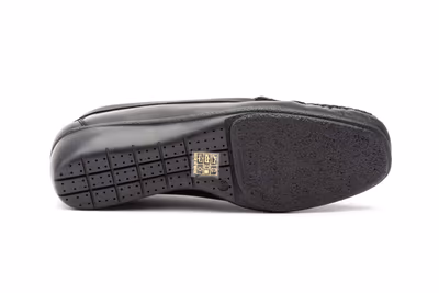 Kiowa Mujer PIel Negro Antifaz Cuña - 4